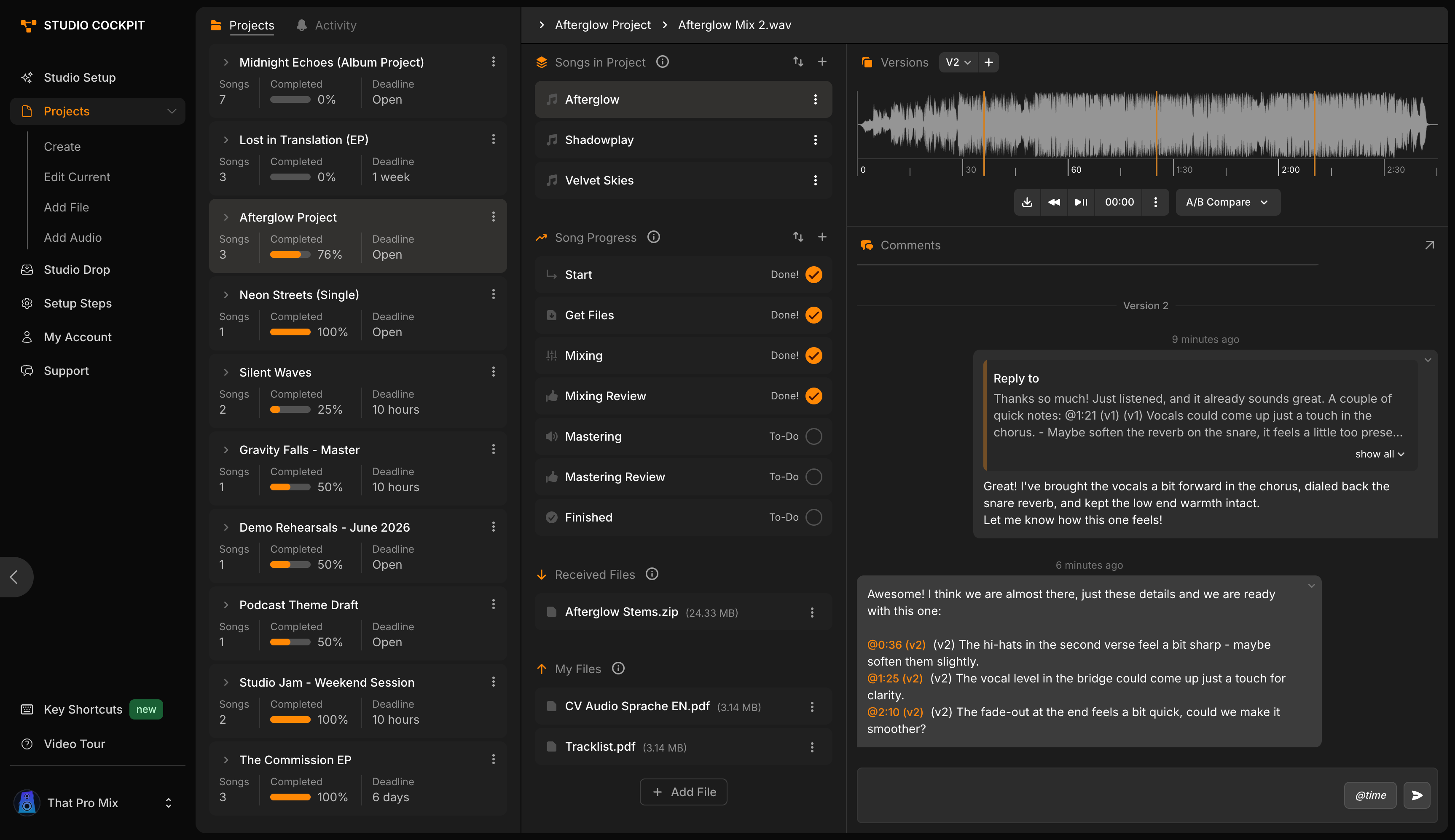 App screenshot